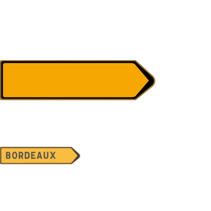 panneau-kd21a-droite--type-kd-6-caracteres-deviation-direction-agglomeration-sans-distance-alinea-boutique