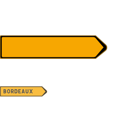 panneau-kd21a-droite--type-kd-8-caracteres-deviation-direction-agglomeration-sans-distance-alinea-boutique